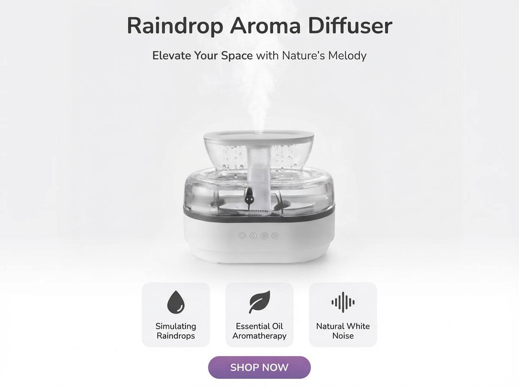 VibeSmart™ Raindrop Aroma Diffuser